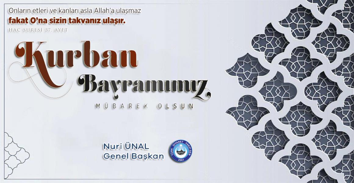 KURBAN BAYRAMIMIZ MÜBAREK OLSUN